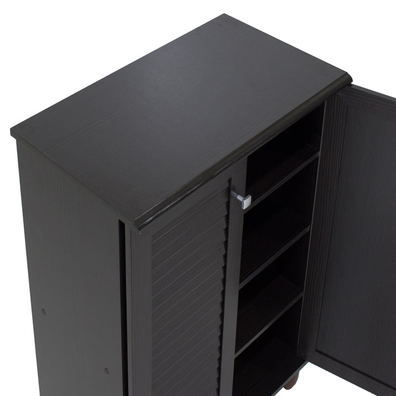 Παπουτσοθήκη 10 Ζευγών Ξύλινη Wenge 60x35x92