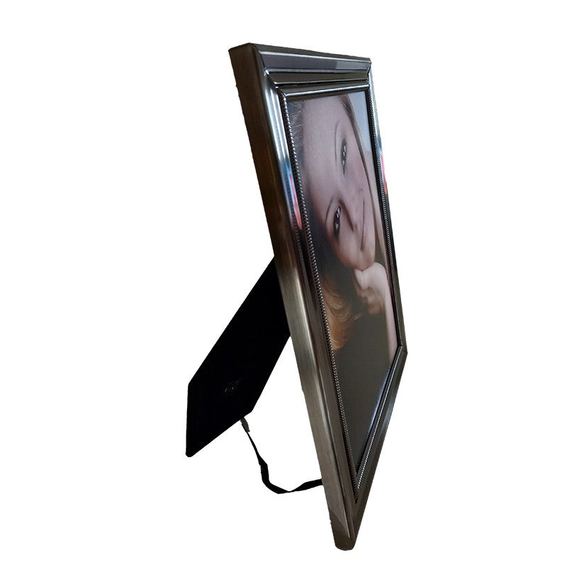 Κορνίζα Επάργυρη Μεταλλική Ασημί 10x15