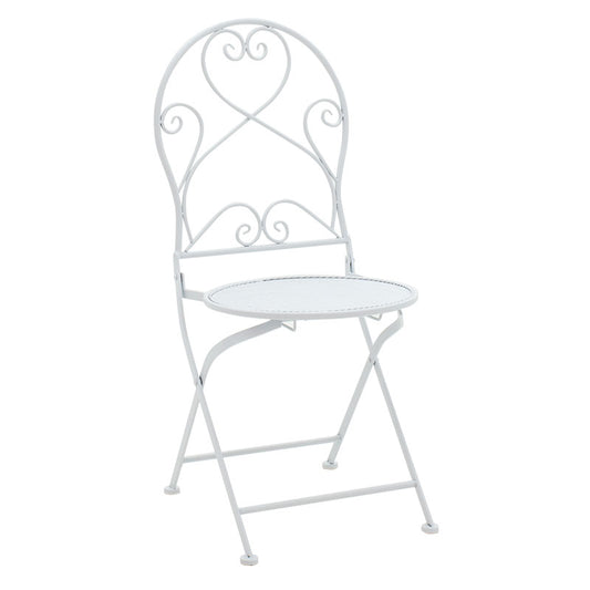 Τραπεζαρία Κήπου Walen Σετ 3 Τεμ Μέταλλο Λευκό