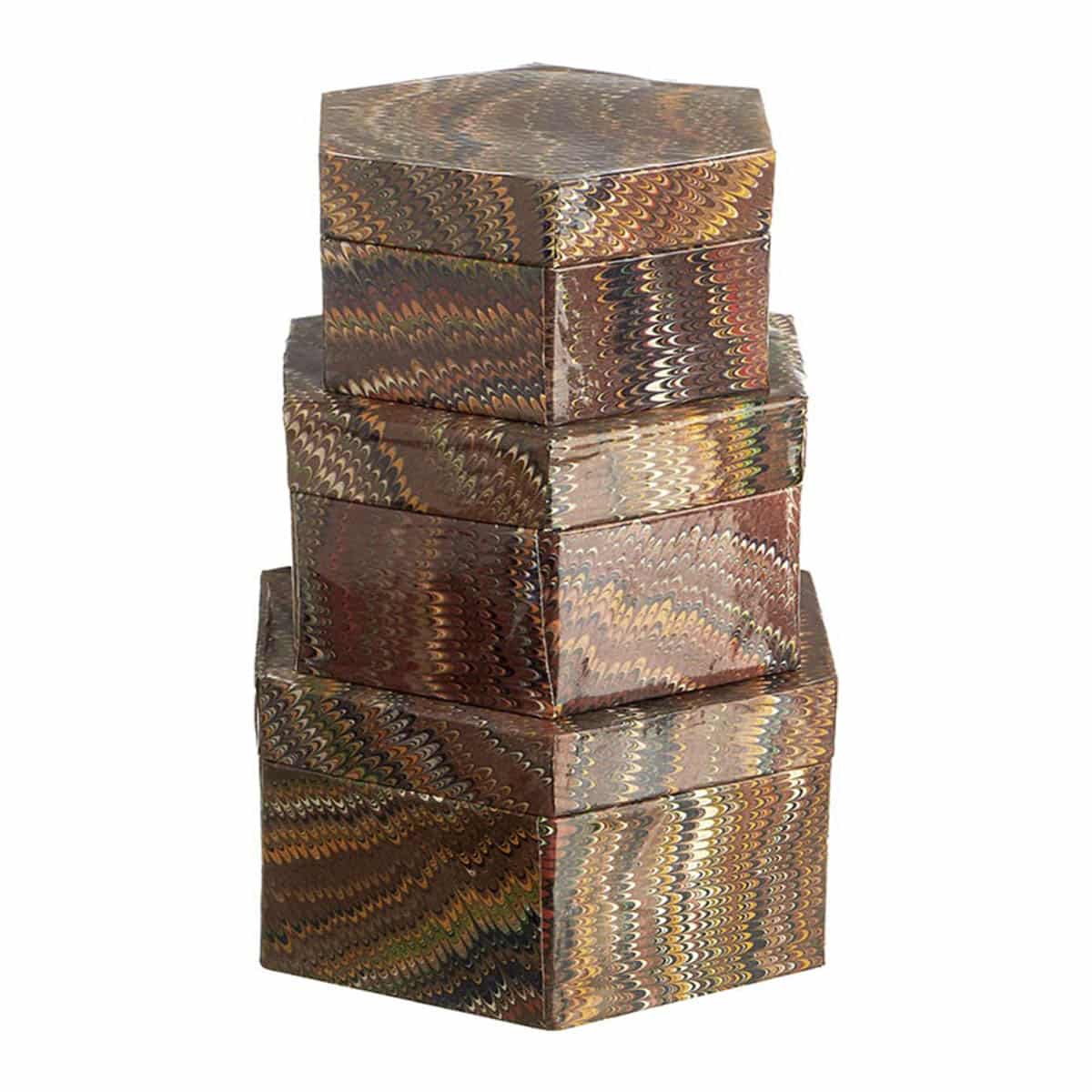 Κουτιά Χάρτινα Καφέ (3 Τεμ.)