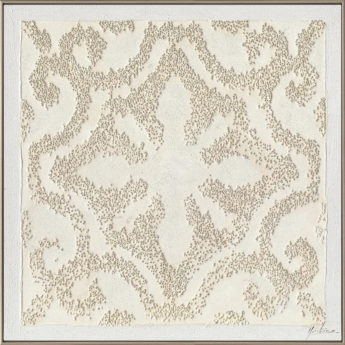 Πίνακας 'Μάνταλα' Καμβάς Μπεζ 80x3x80