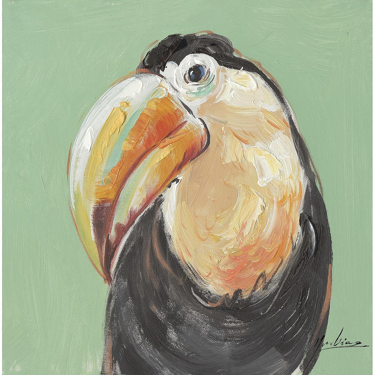 Πίνακας "Ζωϊκό Βασίλειο" Καμβάς 30x30εκ