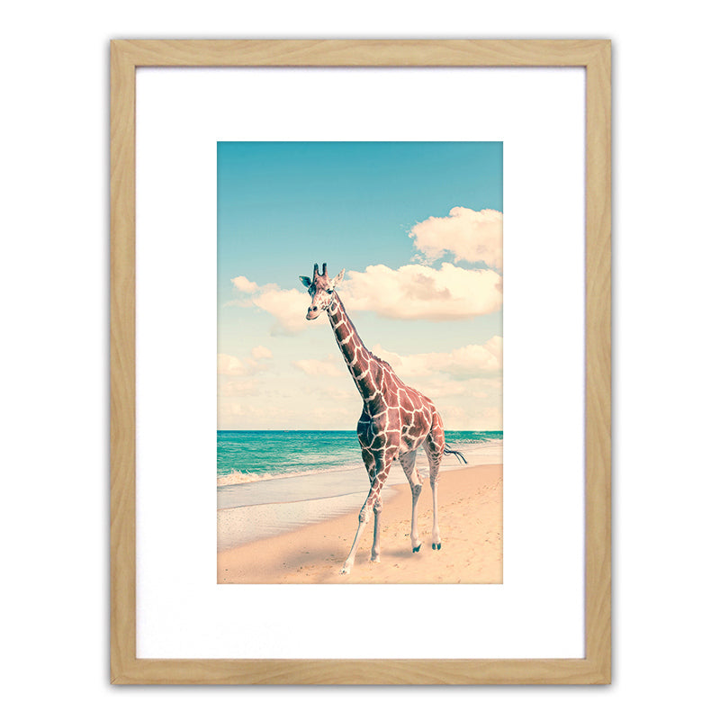 Πίνακας σε Κορνίζα Πλαστικό 'Άγρια Ζώα Στη Θάλασσα II' 35x45x1.8