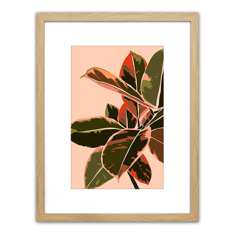 Πίνακας σε Κορνίζα Πλαστικό 'Φυτό II' 35x45x1.8