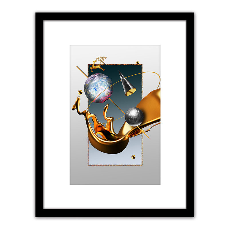 Πίνακας σε Κορνίζα Πλαστικό 'Abstract' 35x45x1.8