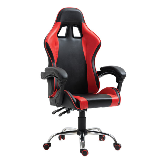 Καρέκλα Γραφείου Gaming BRAY Κόκκινο/Μαύρο PVC 67x50x120-127