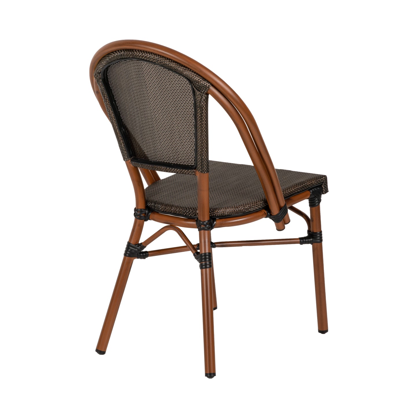 ArteLibre Καρέκλα Κήπου Αλουμινένια/Υφασμάτινη Καφέ/Μαύρη 14840056