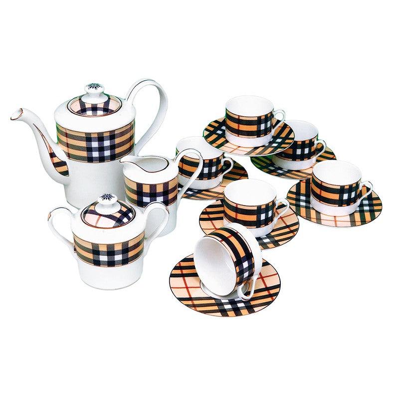 Σερβίτσιο Τσαγιού Πορσελάνινο Πολύχρωμο (15 Τεμ.)