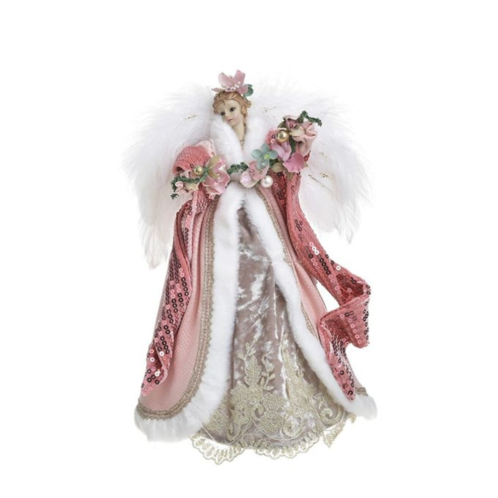 Διακοσμητικός Άγγελος Πολυρεσίνης/Υφασμάτινος Πολύχρωμος 23x15x36