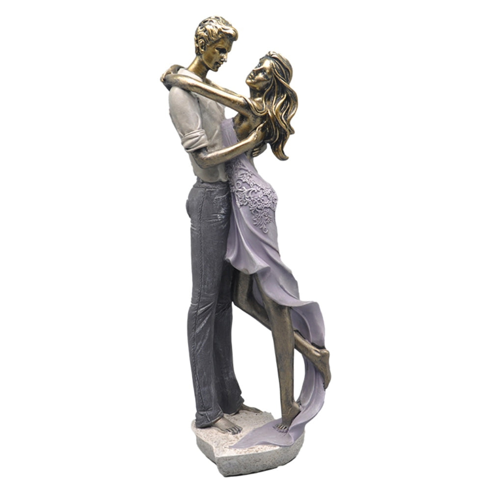 Διακοσμητικό Ζευγάρι Πολυρεσίνης Πολύχρωμο 10x9x33