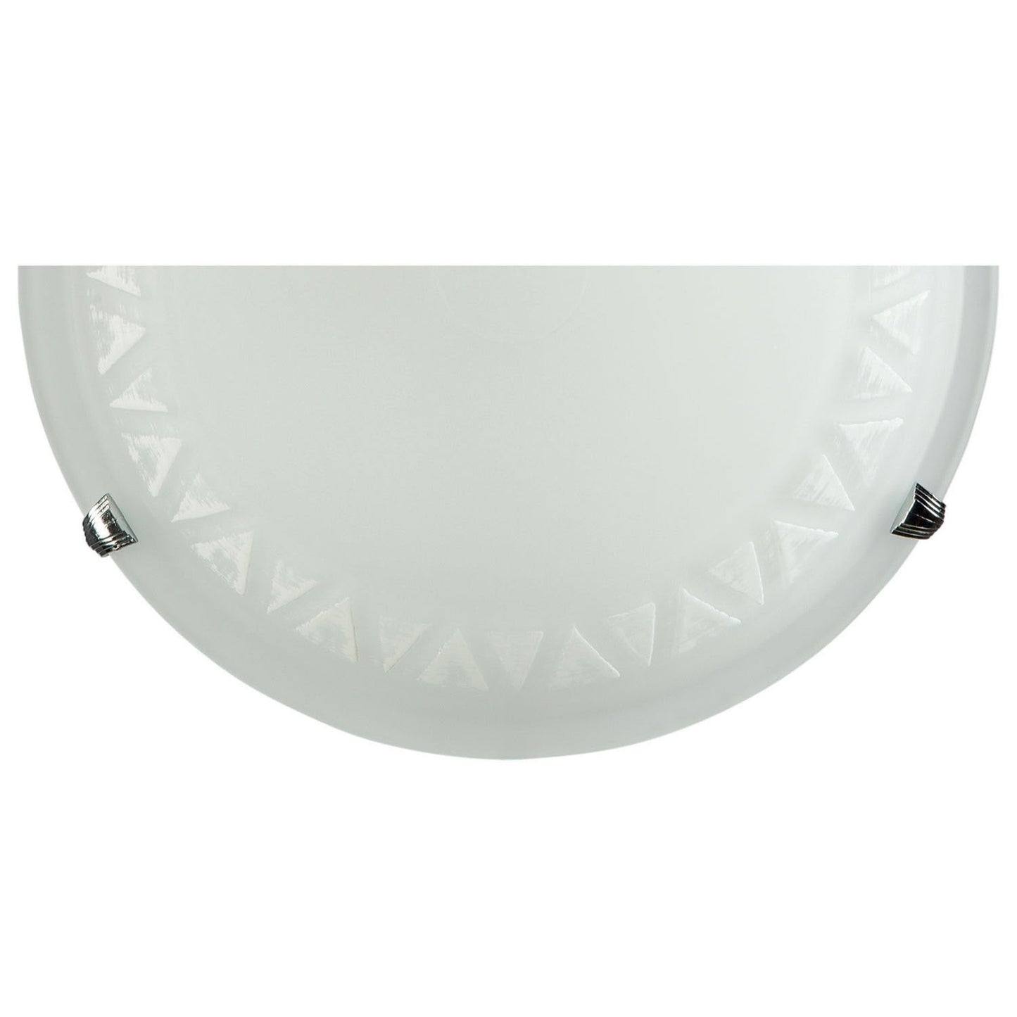 Απλίκα Γυαλί Λευκό 1xE27 Φ30