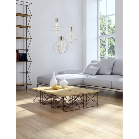 Φωτιστικό Πολύφωτο 3φ Μέταλλο Λευκό Ε27