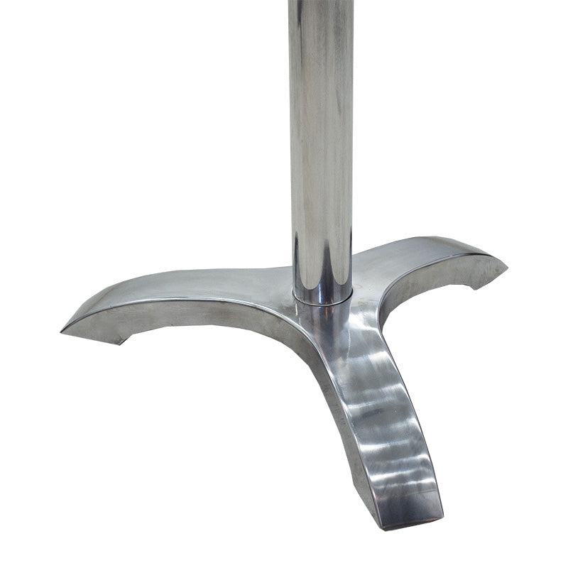 Βάση Τραπεζιού Μπαρ Αλουμινένια Ασημί 59x59x94