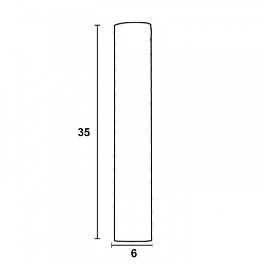 Φωτιστικό Μονόφωτο Οροφής Αλουμίνιο Στρογγυλό Λευκο GU10 Φ6