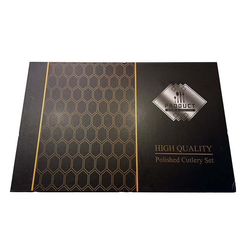 Μαχαιροπίρουνα Ανοξείδωτα Ασημί (24 Τεμ.)