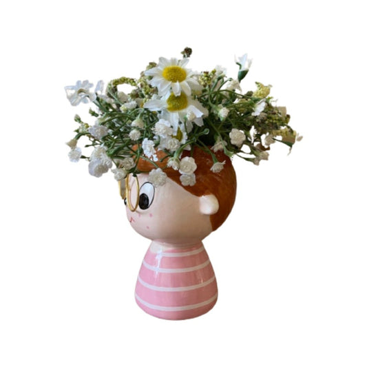 Κασπώ 'Κορίτσι' Κεραμικό Πολύχρωμο 12x10x13