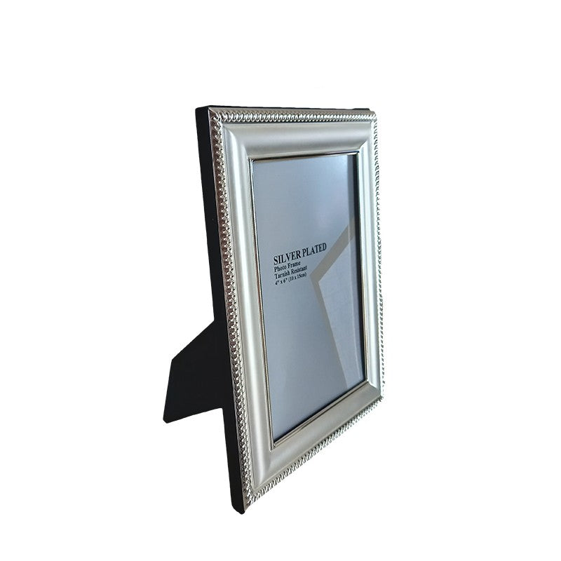 Κορνίζα Επάργυρη Μεταλλική Ασημί 15x20