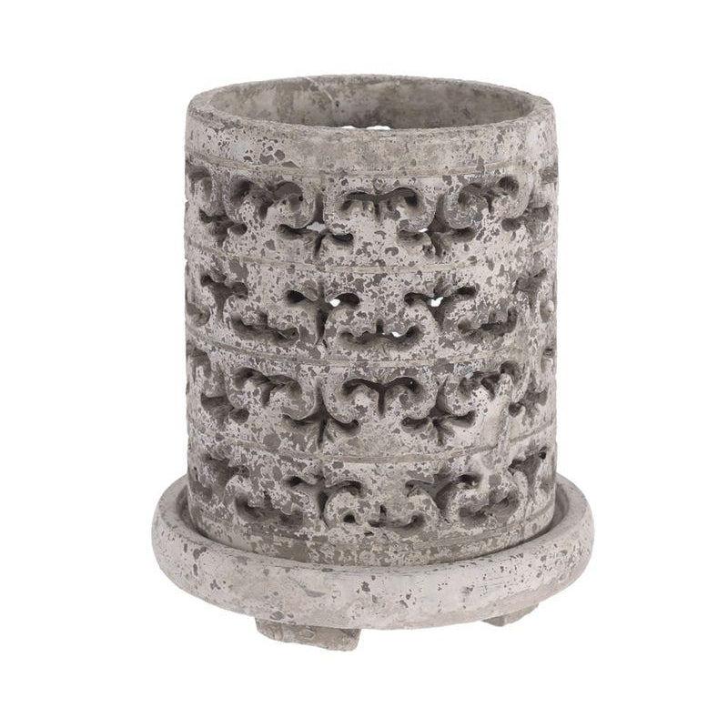 Φανάρι Τσιμεντένιο Αντικέ Γκρι 18x18x20