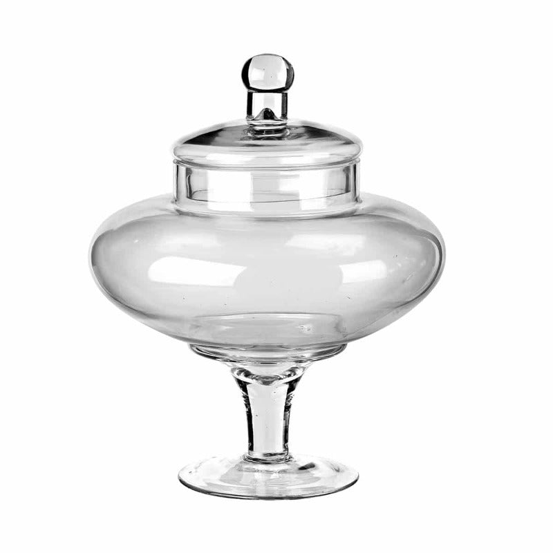 Φοντανιέρα Γυάλινη Διάφανη 26x26x34