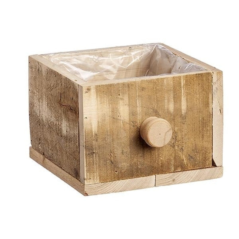 Κασπώ 'Συρταράκι' Ξύλινο Φυσικό 23x23x17