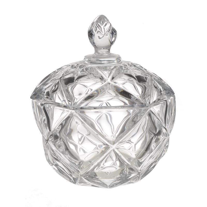 Φοντανιέρα Γυάλινη Διάφανη 17x17x20