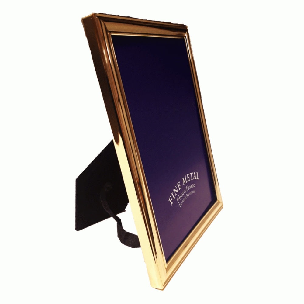 Κορνίζα Επάργυρη Μεταλλική Χρυσή 13x18