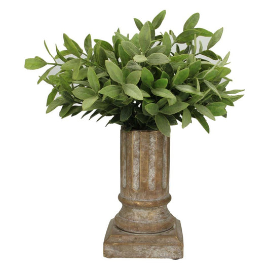 Κασπώ 'Κίονας' Κεραμικό Αντικέ Χρυσό 15x15x17