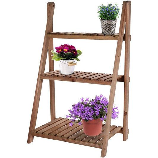 Ανθοστήλη Ξύλινη Φυσική 63x38x96