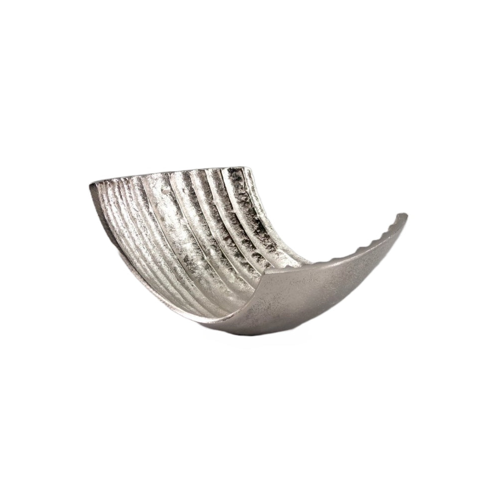 Μπωλ Μεταλλικό Ασημί 17x15x9