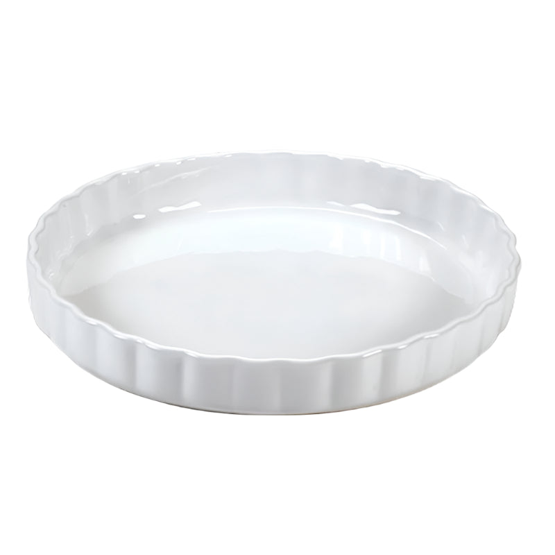 Ταρτιέρα Πυρίμαχη Πορσελάνινη Λευκή 32x32x5