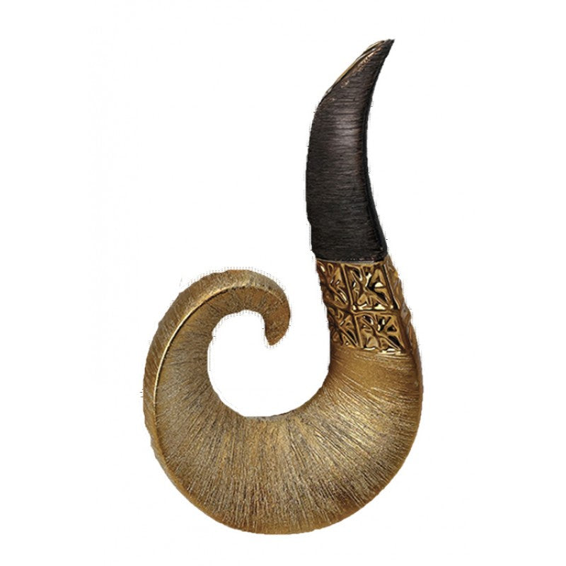 Βάζο 'Φλόγα' Κεραμικό Χρυσό/Καφέ 23x9x38