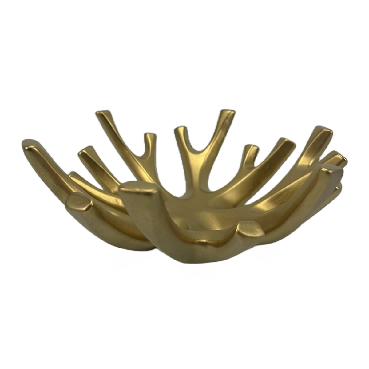 Φρουτιέρα Κεραμική Χρυσή 32x30x11