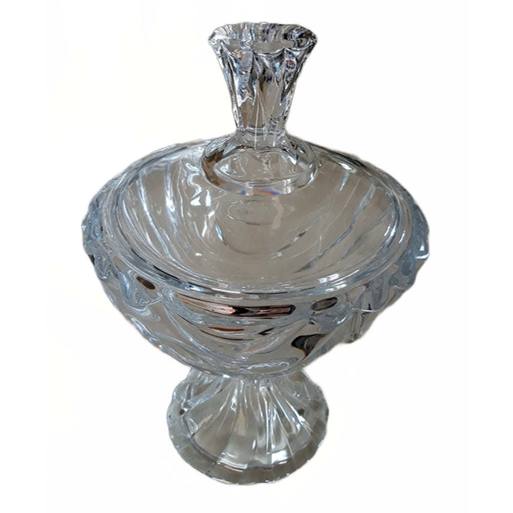 Φοντανιέρα Γυάλινη Διάφανη 27x27x16