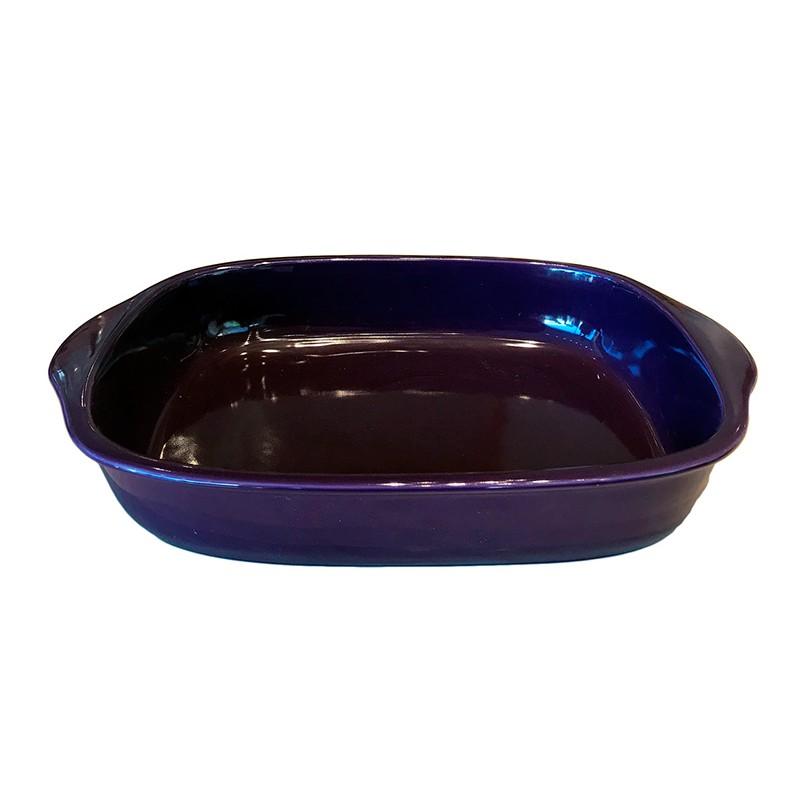 Σκεύος Μαγειρικής Πυρίμαχο Πορσελάνινο Μωβ 39x30x6