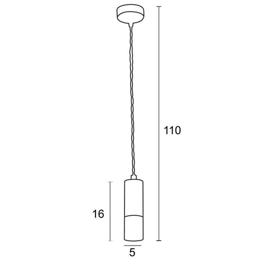 Φωτιστικό Μονόφωτο Αλουμίνιο/Plexi Στρογγυλό G9 Φ5