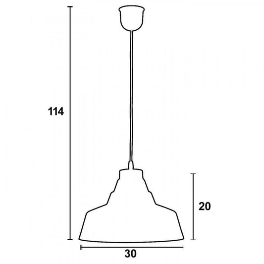Φωτιστικό Μονόφωτο Αλουμίνιο Μαύρο Ε27 Φ30