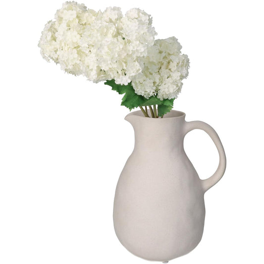 Βάζο 'Κανάτα' Πορσελάνινο Λευκό 16x12x21