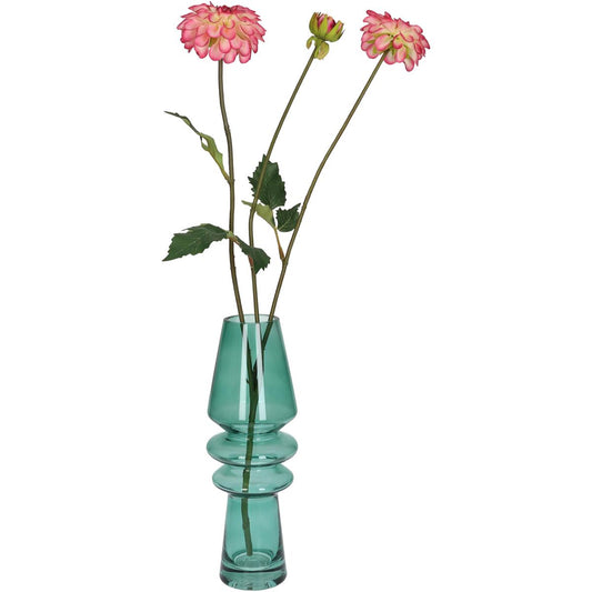 Βάζο Γυάλινο Πράσινο 7x7x25