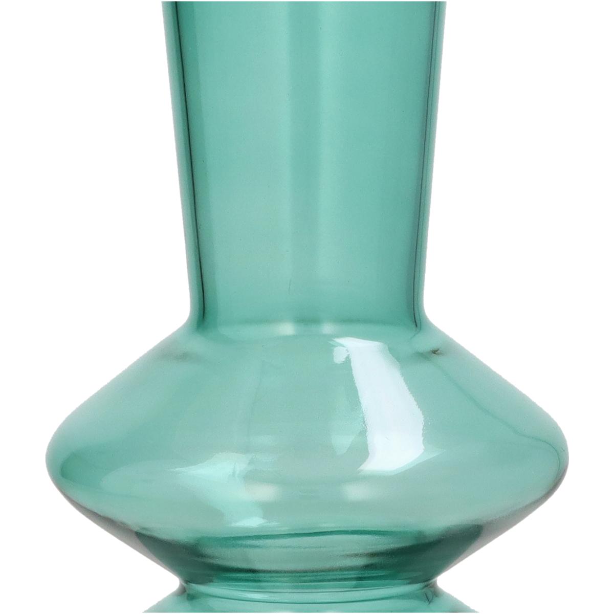 Βάζο Γυάλινο Πράσινο 14x14x31