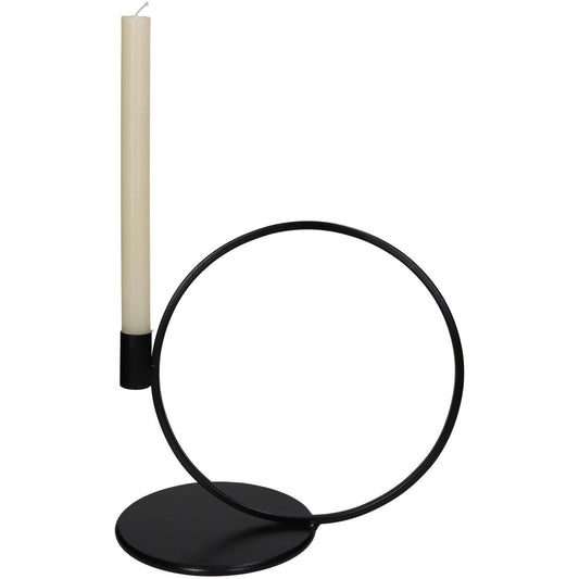 Κηροπήγιο Μεταλλικό Μαύρο 29x17x26