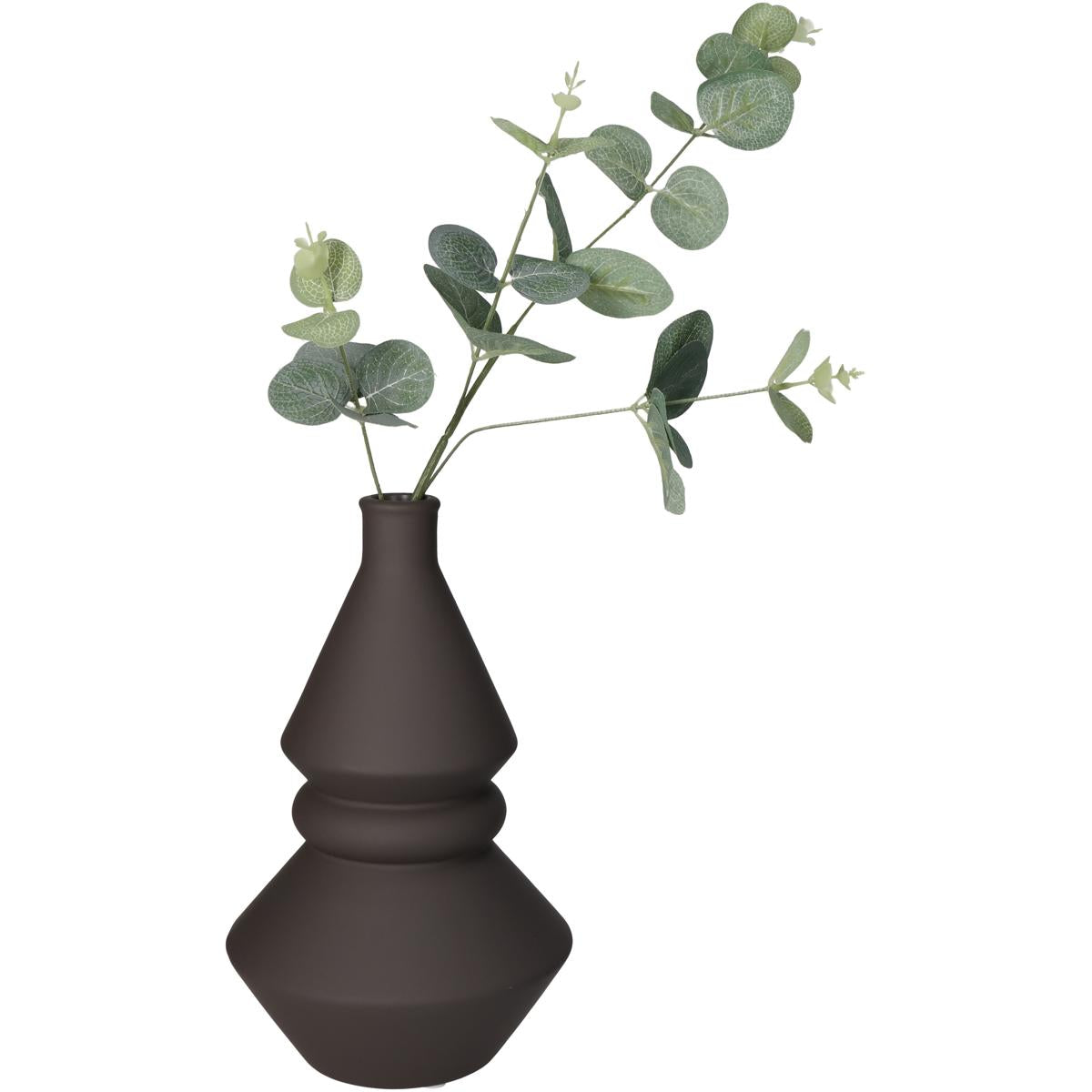 Βάζο Δολομίτη Καφέ 14x14x24