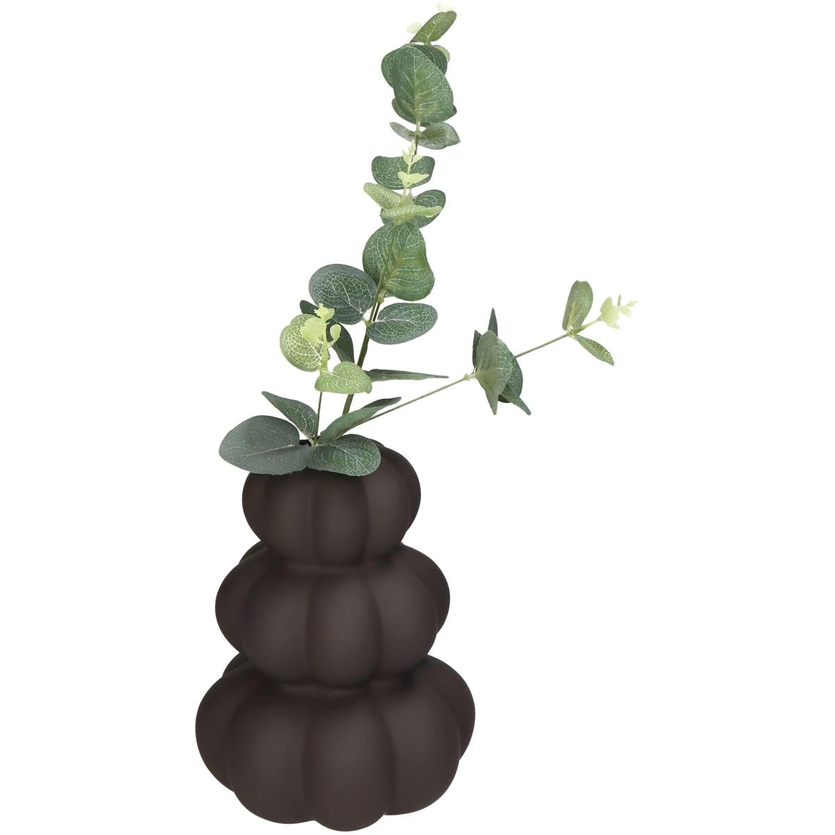 Βάζο 'Κολοκύθες' Δολομίτη Καφέ 14x14x19