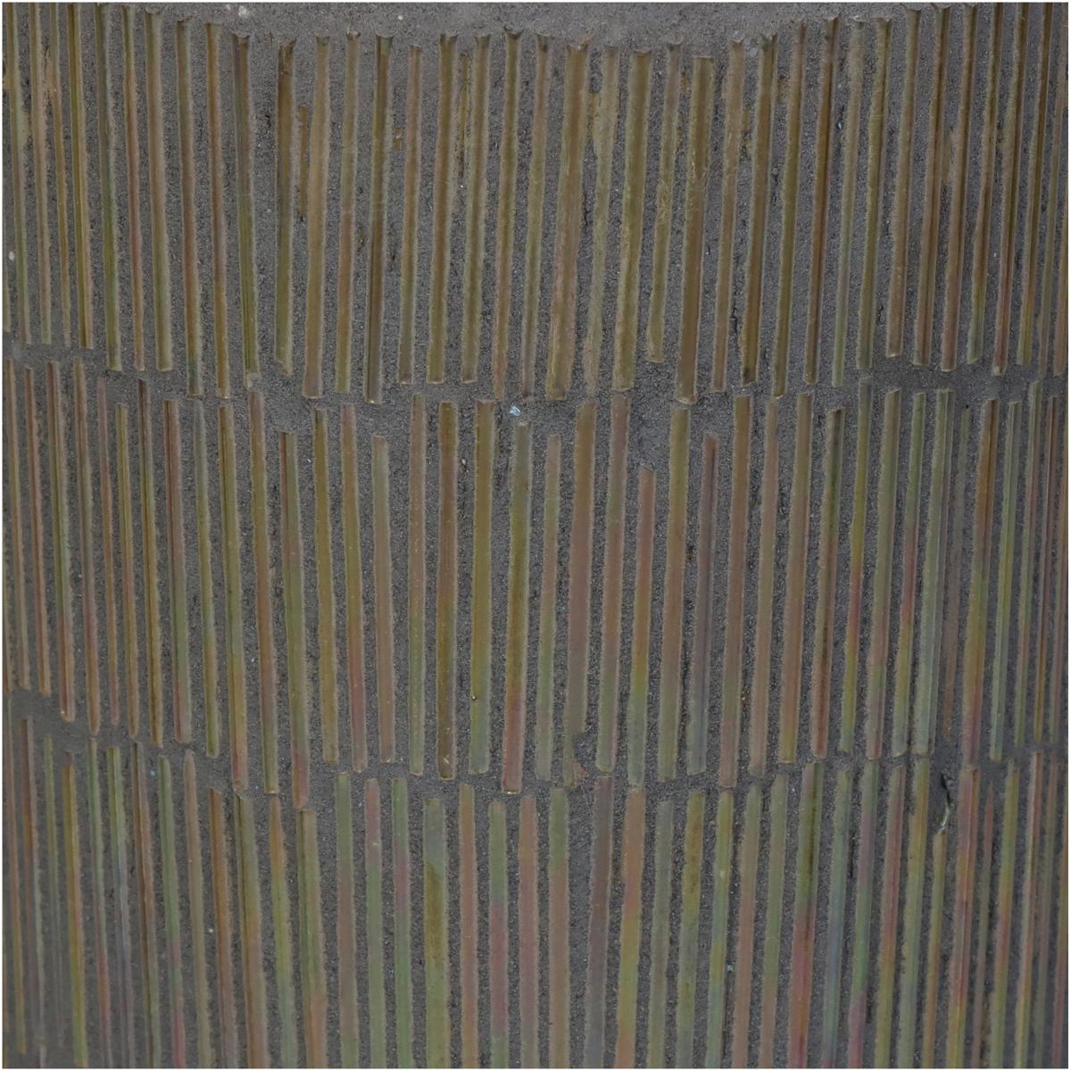 Κηροπήγιο Γυάλινο Πολύχρωμο 10x10x13