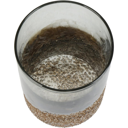 Κηροπήγιο Γυάλινο Πολύχρωμο 12x12x17