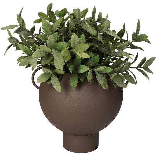 Κασπώ Μεταλλικό Καφέ 20x18x17