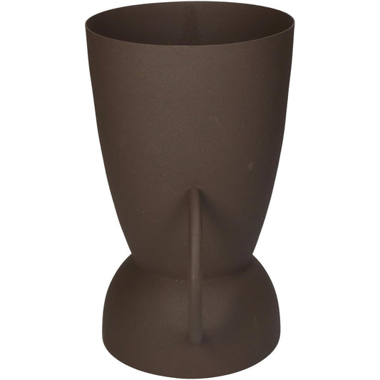 Κασπώ Μεταλλικό Καφέ 20x13x23