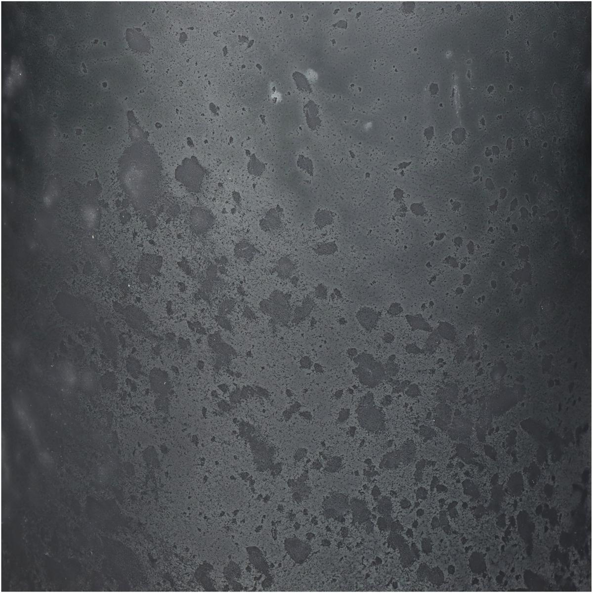 Βάζο Γυάλινο Αντικέ Γκρι 15x15x28