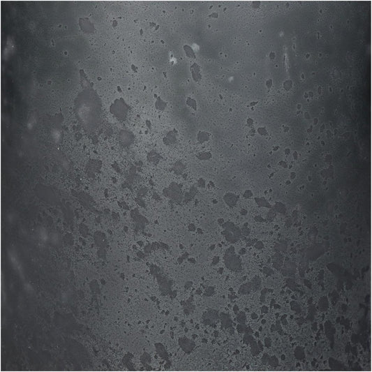 Βάζο Γυάλινο Αντικέ Γκρι 15x15x28