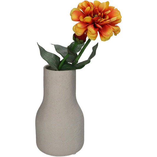 Βάζο Πορσελάνινο Αντικέ Λευκό 10x10x18