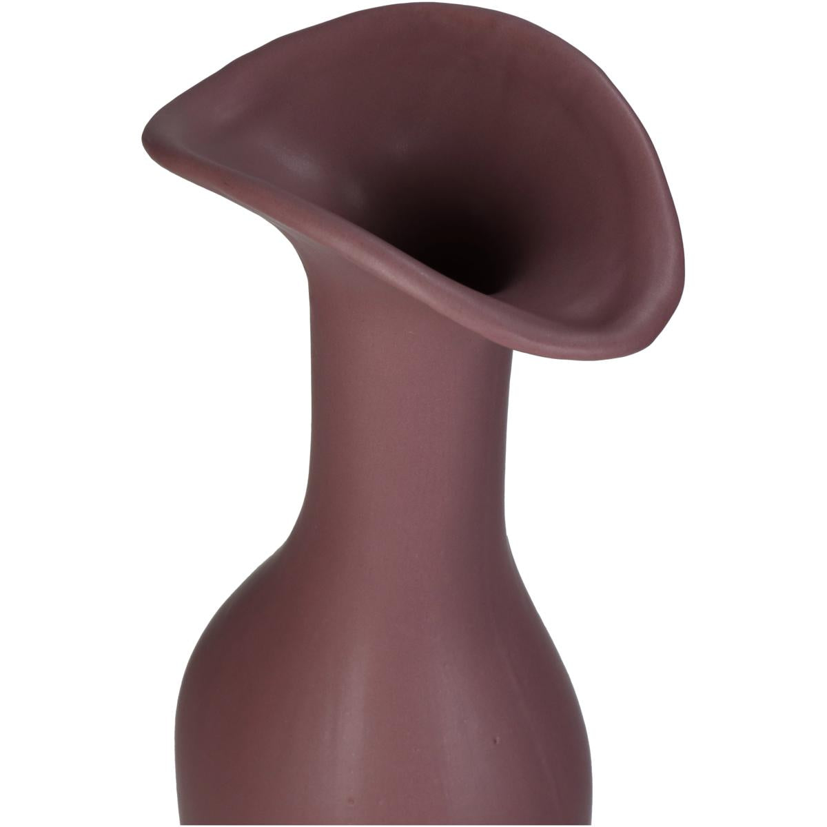 Βάζο Κεραμικό Μωβ 10x7x33